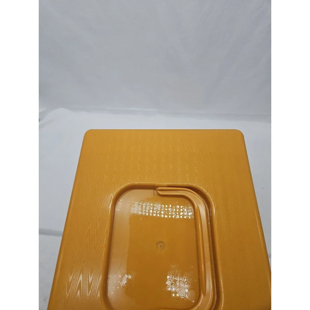 Vintage Wilson Wil-Hold Yellow Plastic File Box 12